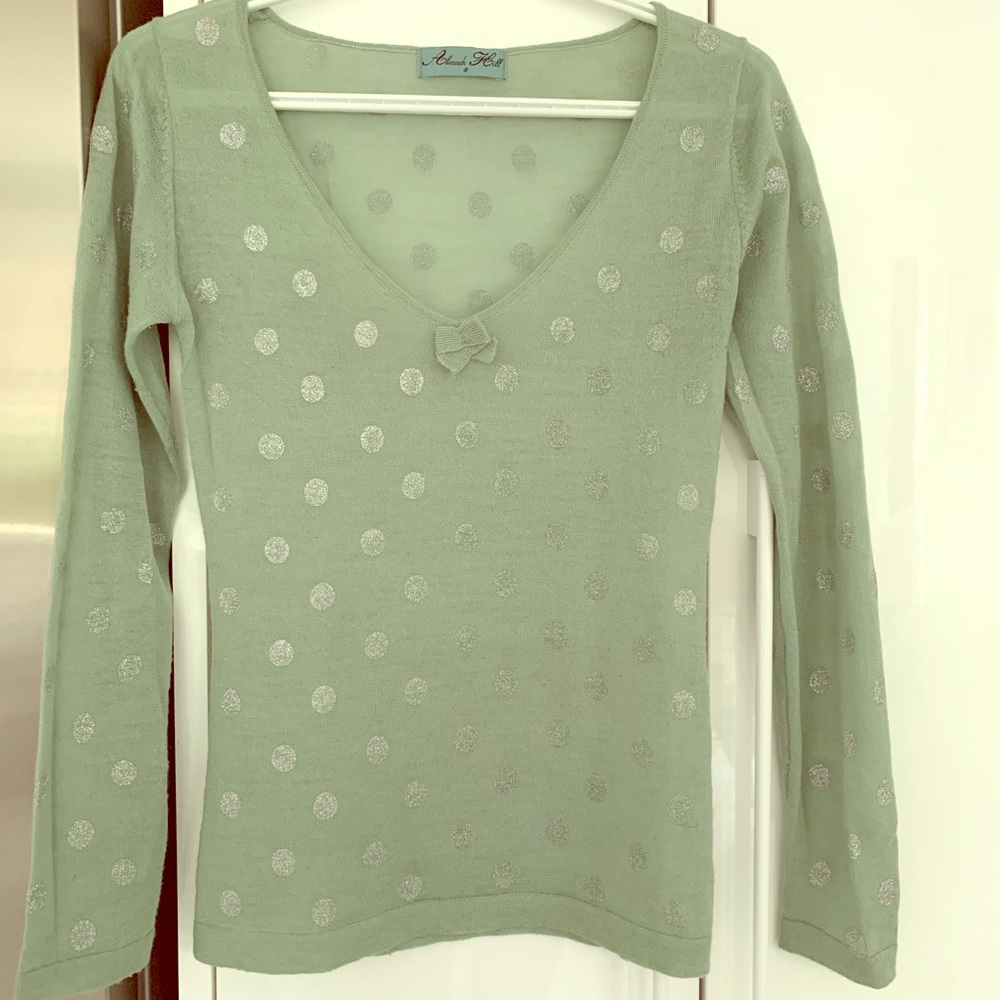 Alannah Hill Australia pure wool l/s knit S